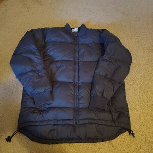 REI Co-Op Goose Down Puffer Jacket Men Size 8  Black Vintage